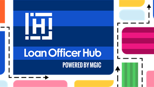Lo Hub graphic image with Loan Officer Hub logo
