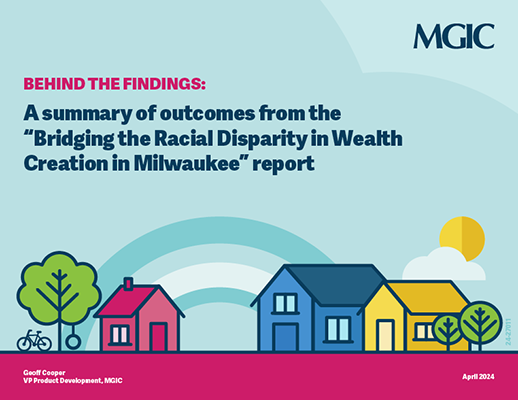Bridging the racial disparity in Wealth Creation in Milwaukee report cover