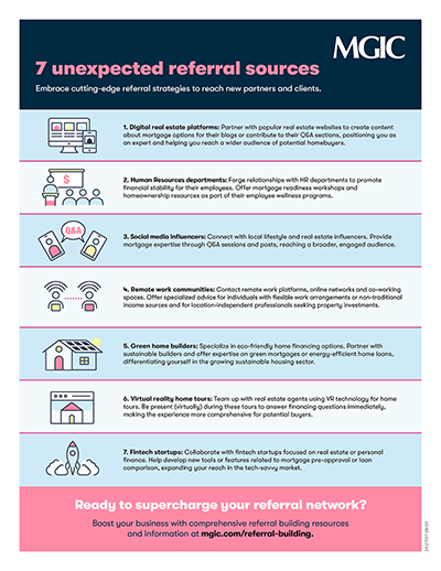 thumbnail of 7 unexpected referral sources infographic